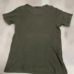UNIQLO オリーブ Vネック Tシャツ M