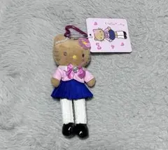 日焼けキティ キーホルダー　スタイルアップマスコット