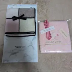 Francfranc・JILL STUART　タオルハンカチ2枚セット