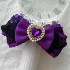 ペンライト　キンブレリボン　パープル　ブラック　天使の羽