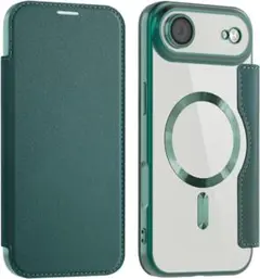 【076G06】MuZiF iPhone Air 用 ケース 手帳型 クリア
