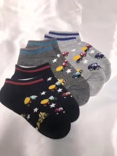 新品　子ども用　くるぶし丈　靴下　3足セット