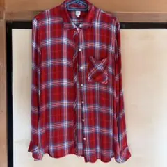 GAP チェック柄 長袖シャツ M