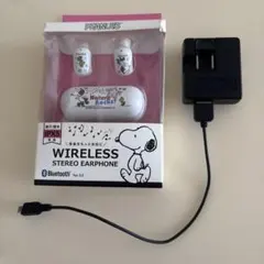 スヌーピーPEANUTS ワイヤレスステレオイヤホン Nature Rocksのサムネイル