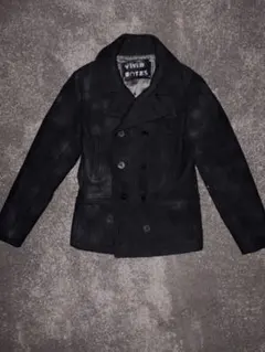 【archive】00s コーティング加工 ナポレオンジャケット Pコートy2k