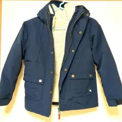 ★冬物処分セール★ 130cmボア・マウンテンパーカー厚手ジャンバー3WAY