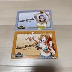 ワンピース ナミ バースデーカード 麦わらストア限定 6点セット - メルカリ