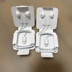 iPhone 有線イヤホン　未使用品　2個セット