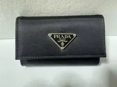 PRADA ブラック ナイロン キーケース
