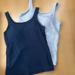 ユニクロ　リブブラタンクトップ　2枚セット