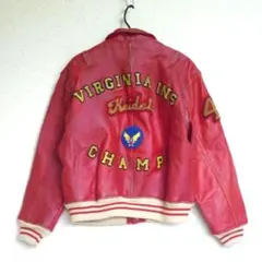 Jack様専用　訳あり　状態必読　アヴィレックス　レザージャケット　レッド　M