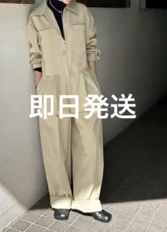 TODAYFUL コットンポケットコンビネゾン　ベージュ　極美品❣️ TODAYFUL（トゥデイフル）の「コットンポケットコンビネゾン（つなぎ