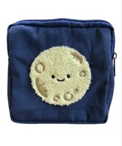 【新品】にっこりーノ 宇宙のもこもこポーチ 月 ガチャガチャ