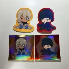 名探偵コナン ちぢませ隊ステッカーコレクション2 安室透＆赤井秀一セット