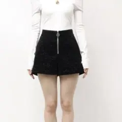 gyda ラメコーデュロイ ショートパンツ Fsizeのサムネイル