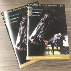 2冊セット 2025 イクイノックス 特別版 レーシングプログラム 競馬 jra