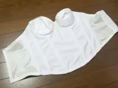 お値下げ中！C75 美品☆ウェディングビスチェ　日本製/ホワイト