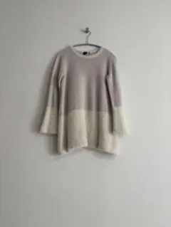 EVEX by KRIZIA チュニック　トップス　ブロッキングシャギーニットのサムネイル