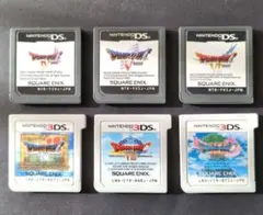 【ソフト単品】ドラゴンクエスト　Ⅳ・Ⅴ・Ⅵ・Ⅶ・Ⅷ・Ⅺ　6点セット　動作確認済み