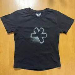 逢い-dle* Tシャツ ブラック クロップド丈