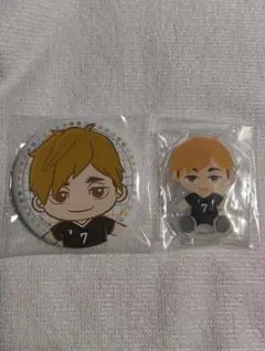 ハイキュー 宮侑 ぬいもっちくじ アクスタ セガラッキーくじ 缶バッチ