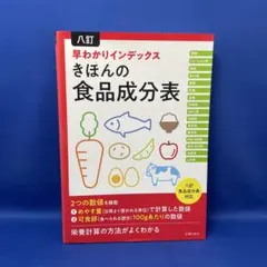 八訂 早わかりインデックス きほんの食品成分表 / 主婦の友社