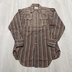 Levi’s ウエスタンシャツ　ビンテージ 90sショートホーン　ストライプ