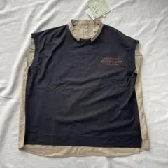 【未使用・タグ付】blanc basque 異素材切替 プルオーバー カットソーのサムネイル