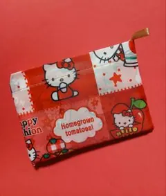 キャラクターエコバッグ　大容量　軽量　折り畳み　ハローキティ　キティちゃん