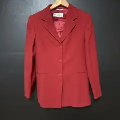 最終値下げ✨ MaxMara 赤 テーラードジャケット レディース Lのサムネイル