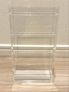 無印良品　アクリルネックレス・ピアススタンド