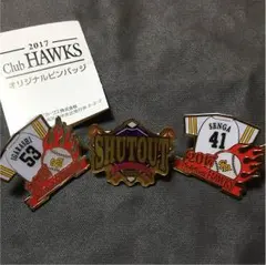 ソフトバンクホークス ピンバッチ2017 6・23日限定