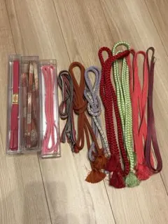 帯締めセット 多色 房付き　１０本まとめ売り