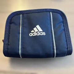 adidas 二つ折り財布 ネイビー ナイロン製のサムネイル