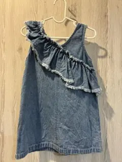 デニムジャンパースカート　ワンピース　95cm