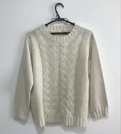 ケーブルニットセーター　ハートマーケット