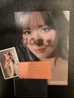 TWICE MOMO ポストカード、トレカ、MISAMOメッセージカードセット