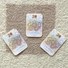 Disney sea ダッフィー＆フレンズ　20周年　カラフルハピネス　シール