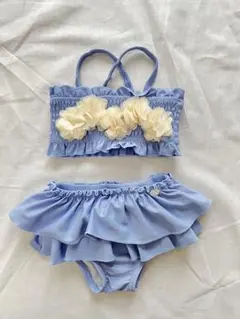 【お値下げ中】プティマイン プチマイン 女の子 水着 ビキニ 80cm