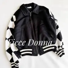 Ficce Donna スカジャン　刺繍　ブルゾン　ジップアップ　ドン小西