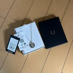 FRED PERRY フレッドペリー　シルバー ネックレス M1958 ロゴ