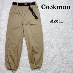 美品✨Cookman クックマン　SEMI WIDEシェフパンツ　L ベルト付きのサムネイル