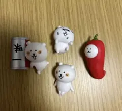 ナガノ 自分ツッコミくま ケーブルマスコット 5種 コンプリートセット