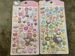 新品 正規品 うるちゅるポップシール　うさぎ ぺんぎん 2枚セット