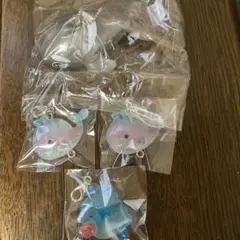 クジラチャーム　マンボウチャーム シャチボールチェーンセット
