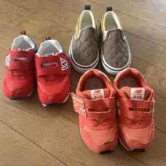 New Balance 313 キッズシューズ 15cm オレンジ他