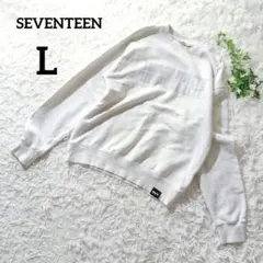 SEVENTEEN　セブチ　長袖トレーナー　L　ライトグレー　公式グッズ　750