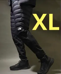 【新品】XL ノースフェイス レッドランロングパンツ ブラック NY82578