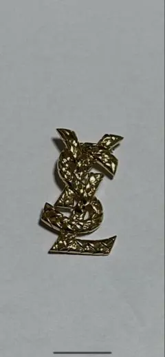 イヴサンローラン リーフモチーフ ブローチ ラインストーン YSL - メルカリ