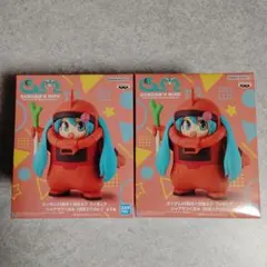 ガンダム45周年× 初音ミク フィギュア シャアザクぐるみ　2体セット